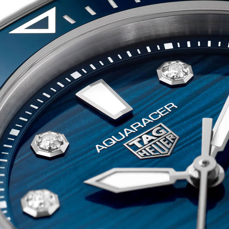 TAG Heuer Aquaracer Professional 300 Blue Steel Watch, 36mm image number 6
