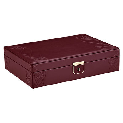WOLF X LIBERTY Ianthe Medium Jewelry Box - Burgundy
