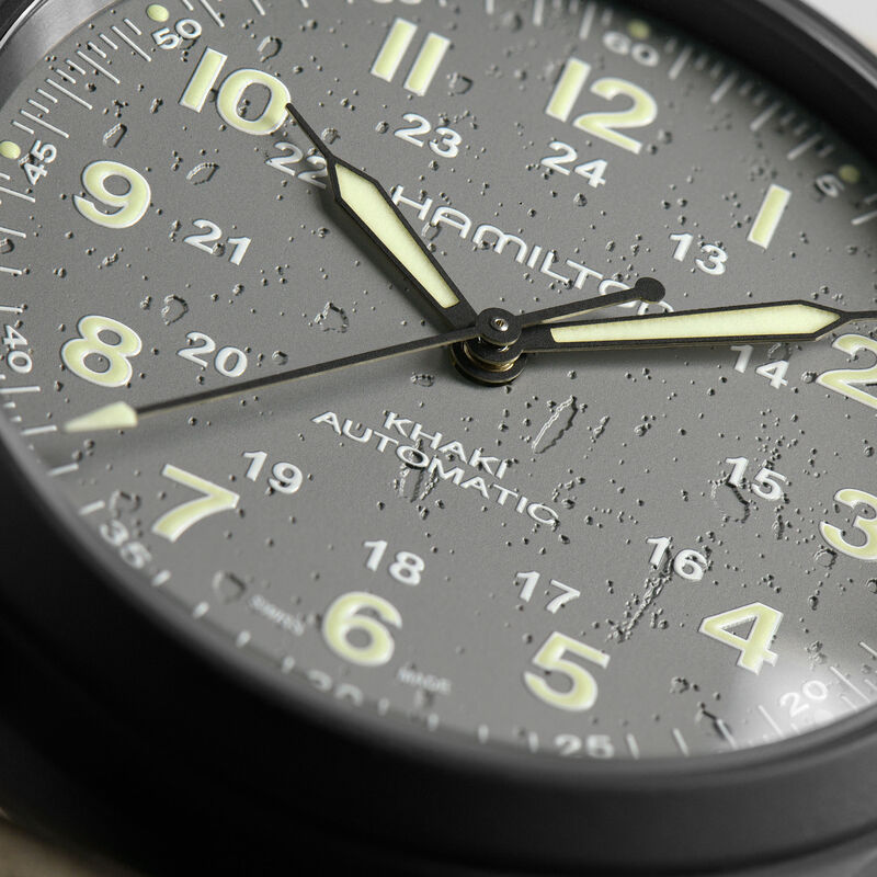 Hamilton Khaki Field Titanium Auto Grey Dial Watch, 38mm image number 2