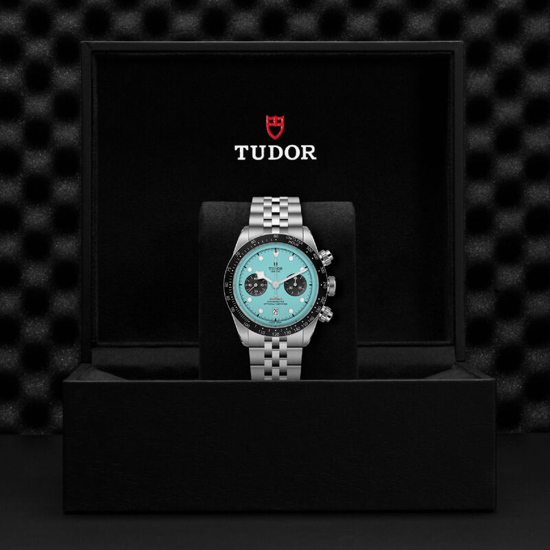 TUDOR Black Bay Chrono Turquoise Dial Watch, 41mm image number 4