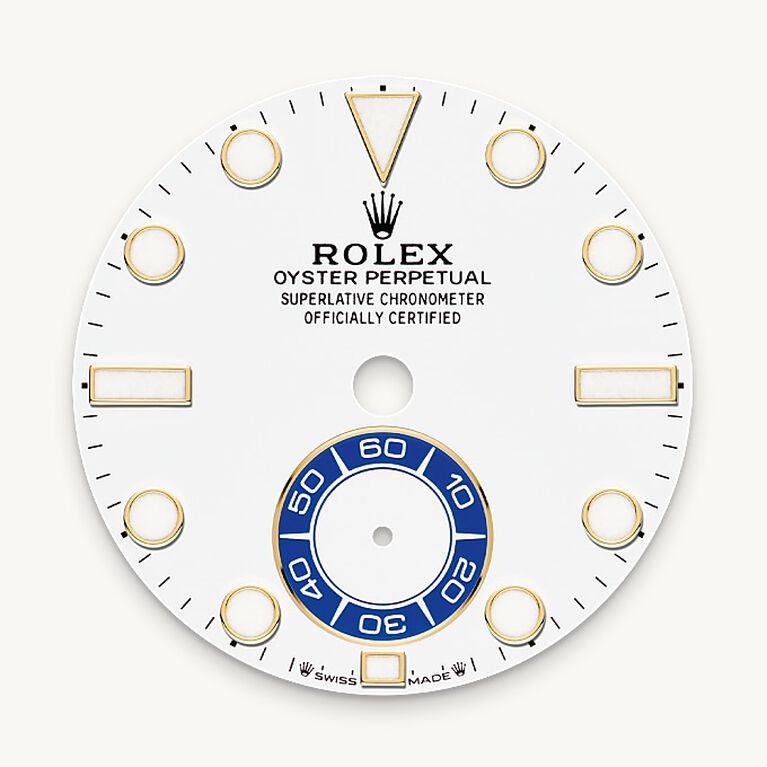 rolex yacht-master ii in 18 ct yellow gold, m126688-0001 - white dial - ben bridge