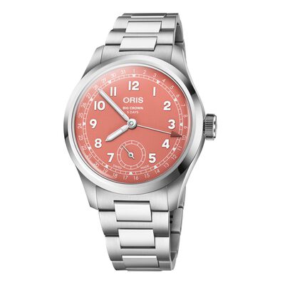 Oris Big Crown Pointer Date Calibre 403 Red Dial Watch, 40mm