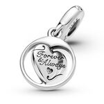Pandora Spinning Forever & Always Soulmate CZ Dangle Charm