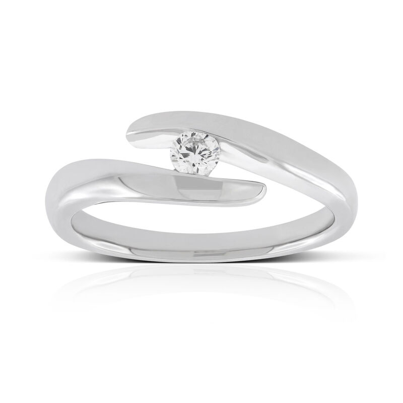 Diamond Bypass Ring 14K image number 0