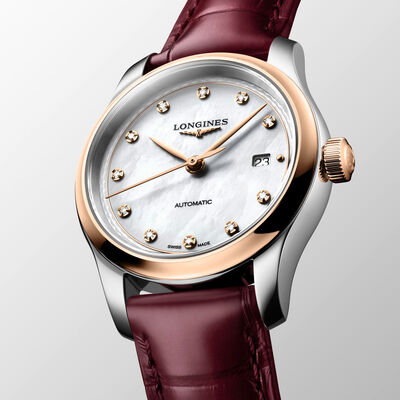 Longines Master Collection White Dial Watch, 30mm