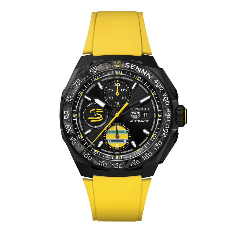 TAG Heuer Formula 1 Chronograph x Senna Black Dial Watch, 44mm image number 0