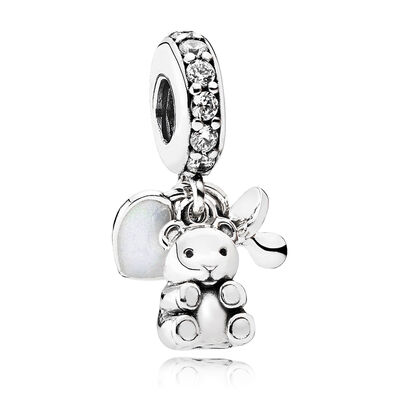 Pandora Baby Treasures CZ Dangle Charm