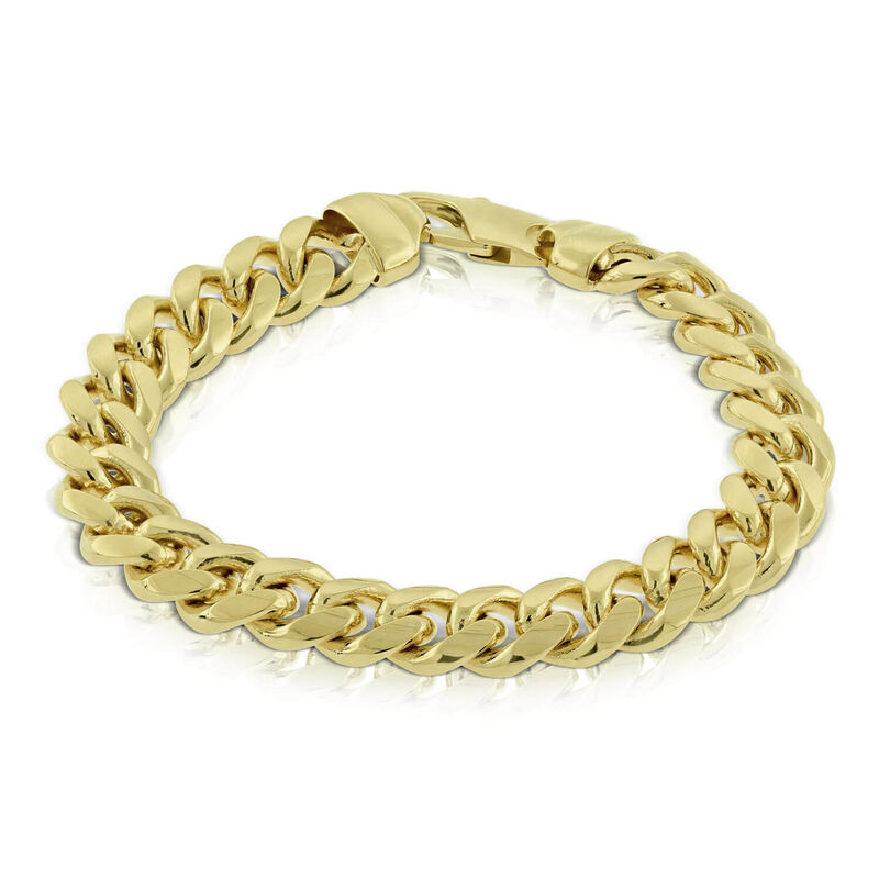 Toscano Miami Cuban Curb Chain Bracelet 14K image number 0