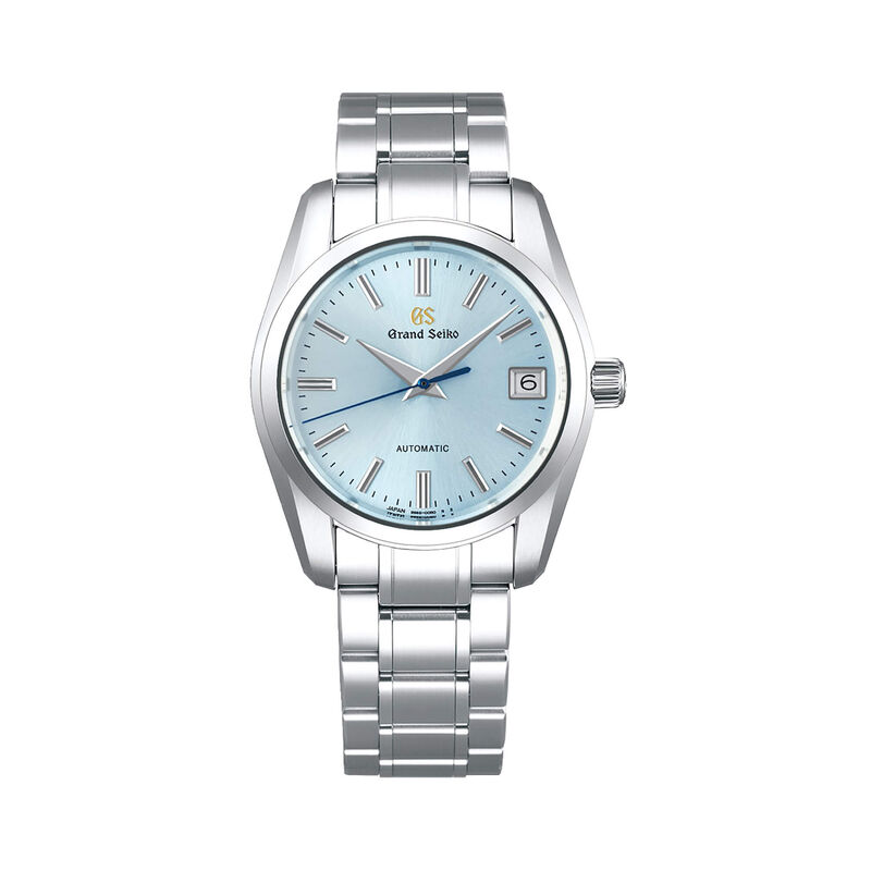 Grand Seiko Heritage Collection Watch Ice Blue Dial Steel Bracelet, 37mm