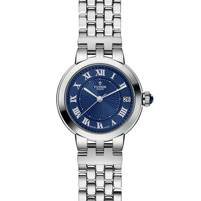 TUDOR Clair de Rose Blue Dial watch, 34mm