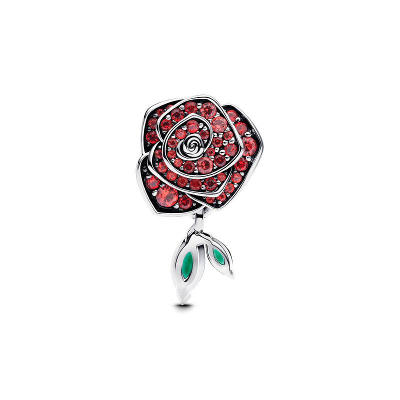 Pandora Sparkling Rose in Bloom Charm image number 1