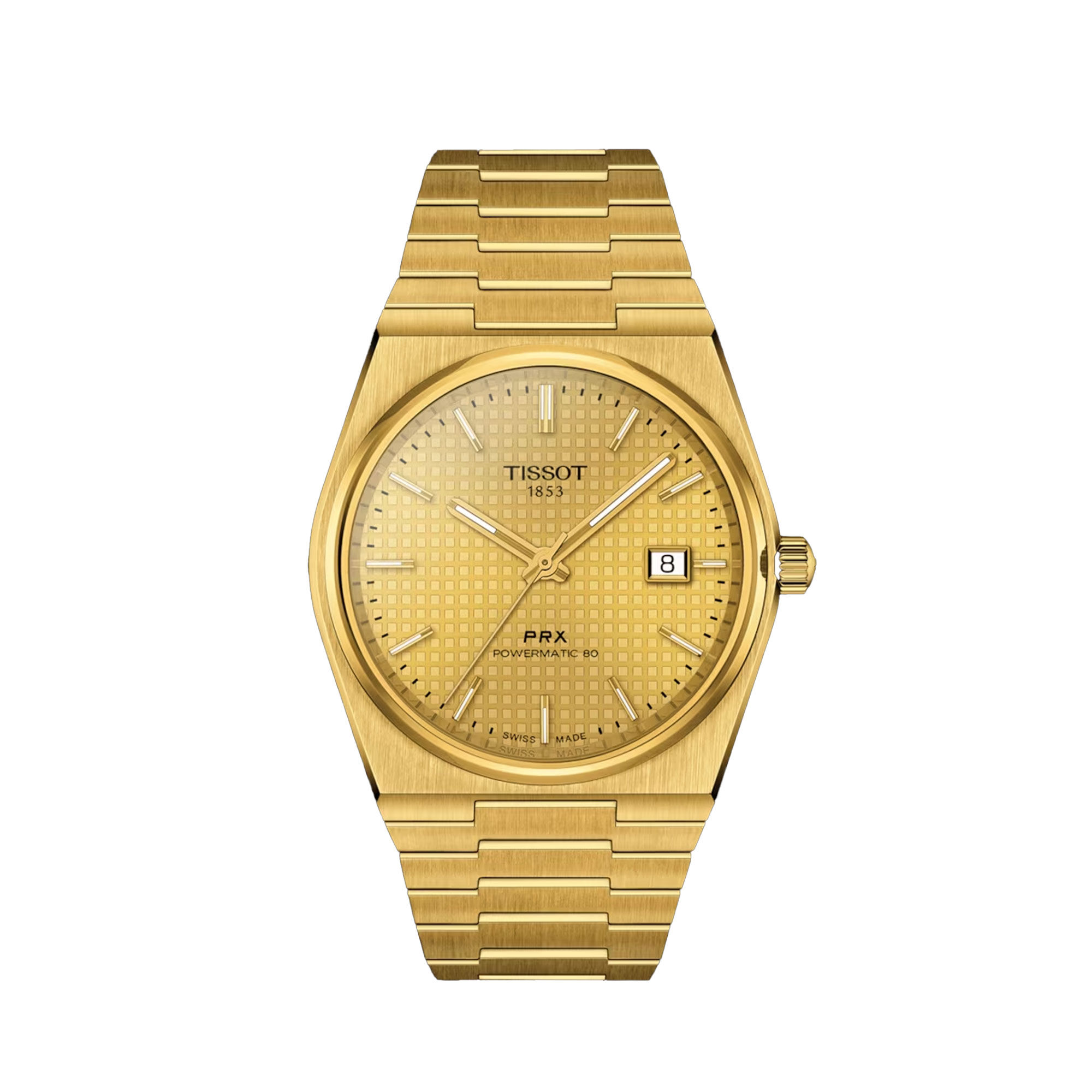TISSOT PRX ゴールド デジタル腕時計 TISSOT PRX Champagne Dial Watch, 40mm