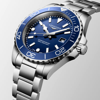 Longines Hydroconquest Blue Dial Watch, 42mm