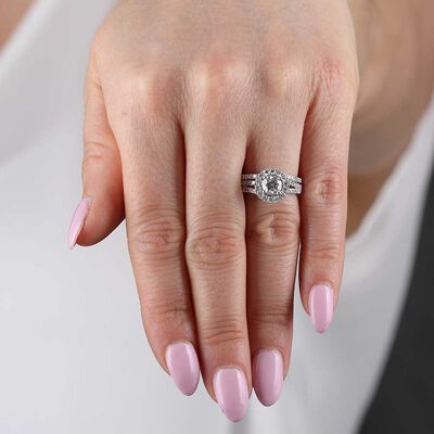 Ikuma Canadian Diamond Bridal Set 14K