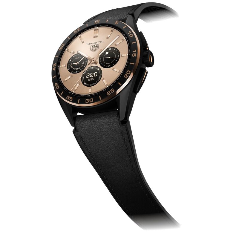 TAG Heuer Connected Calibre E4 Bright Black Edition Watch, 45mm image number 2