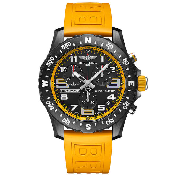 Breitling Endurance Pro Breitlight Yellow Rubber Watch, 44mm