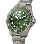 TAG Heuer Aquaracer Professional 300 Green Titanium Watch, 43mm