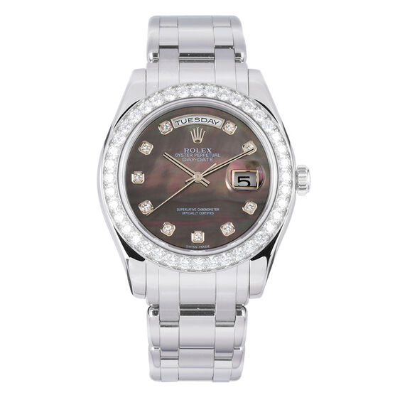 Pre-Owned Rolex Oyster Perpetual Day Date-Pearlmaster Watch, 39mm, Platinum