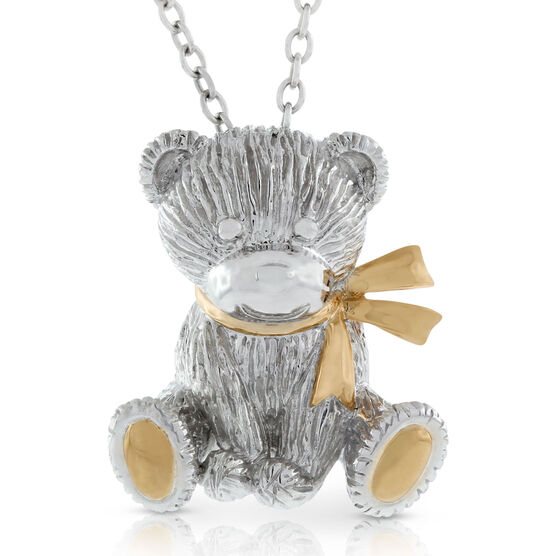 2015 Benny Bear Pendant in Sterling Silver