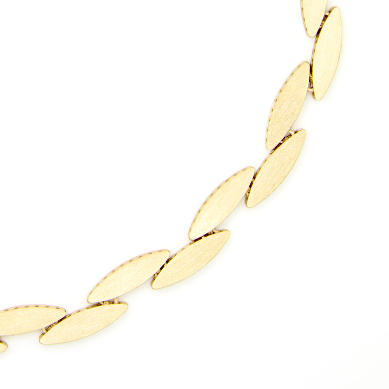 Toscano 18-Inch Marquise-Shaped Links Necklace, 14K Yellow Gold image number 1