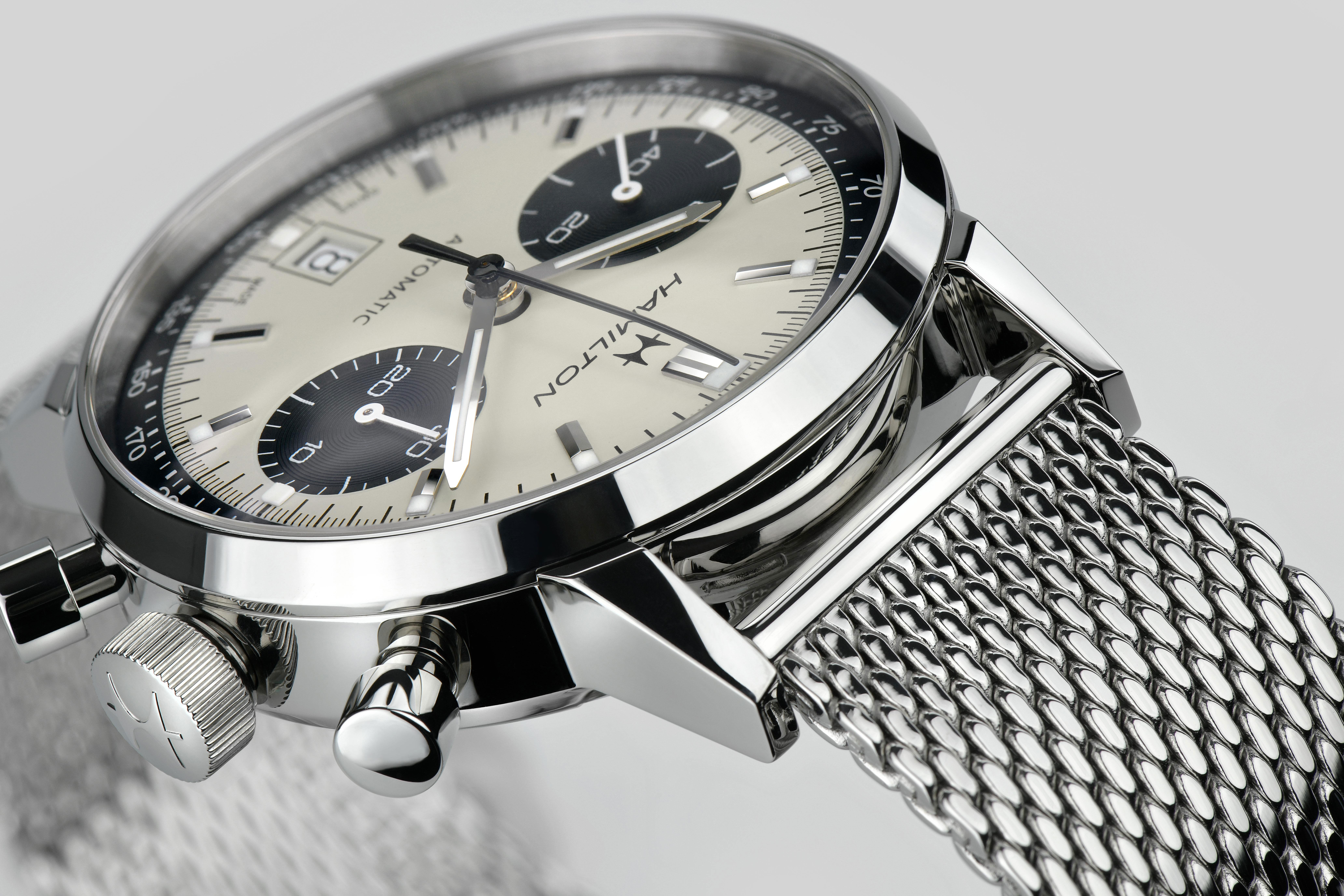 Hamilton American Classic Intra-Matic Auto Chrono White Dial Watch