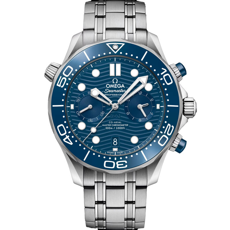 OMEGA Seamaster Diver 300M Steel Blue Dial Watch, 44mm image number 0