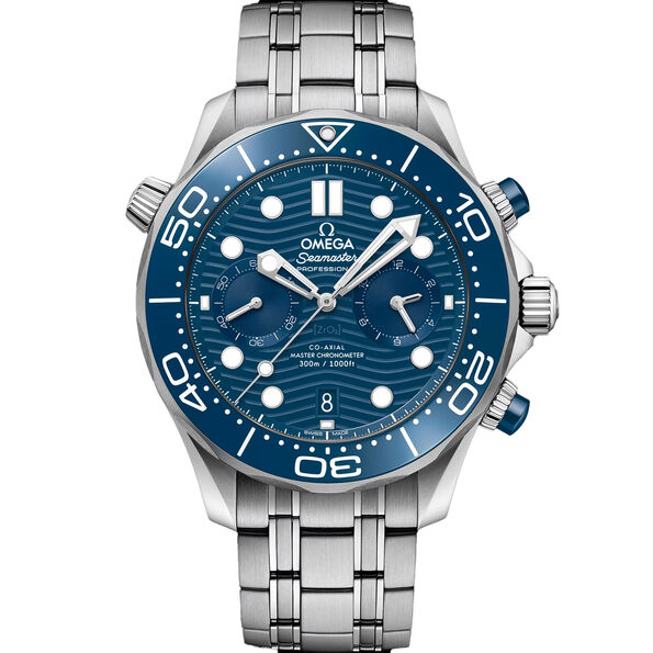 OMEGA Seamaster Diver 300M Steel Blue Dial Watch, 44mm