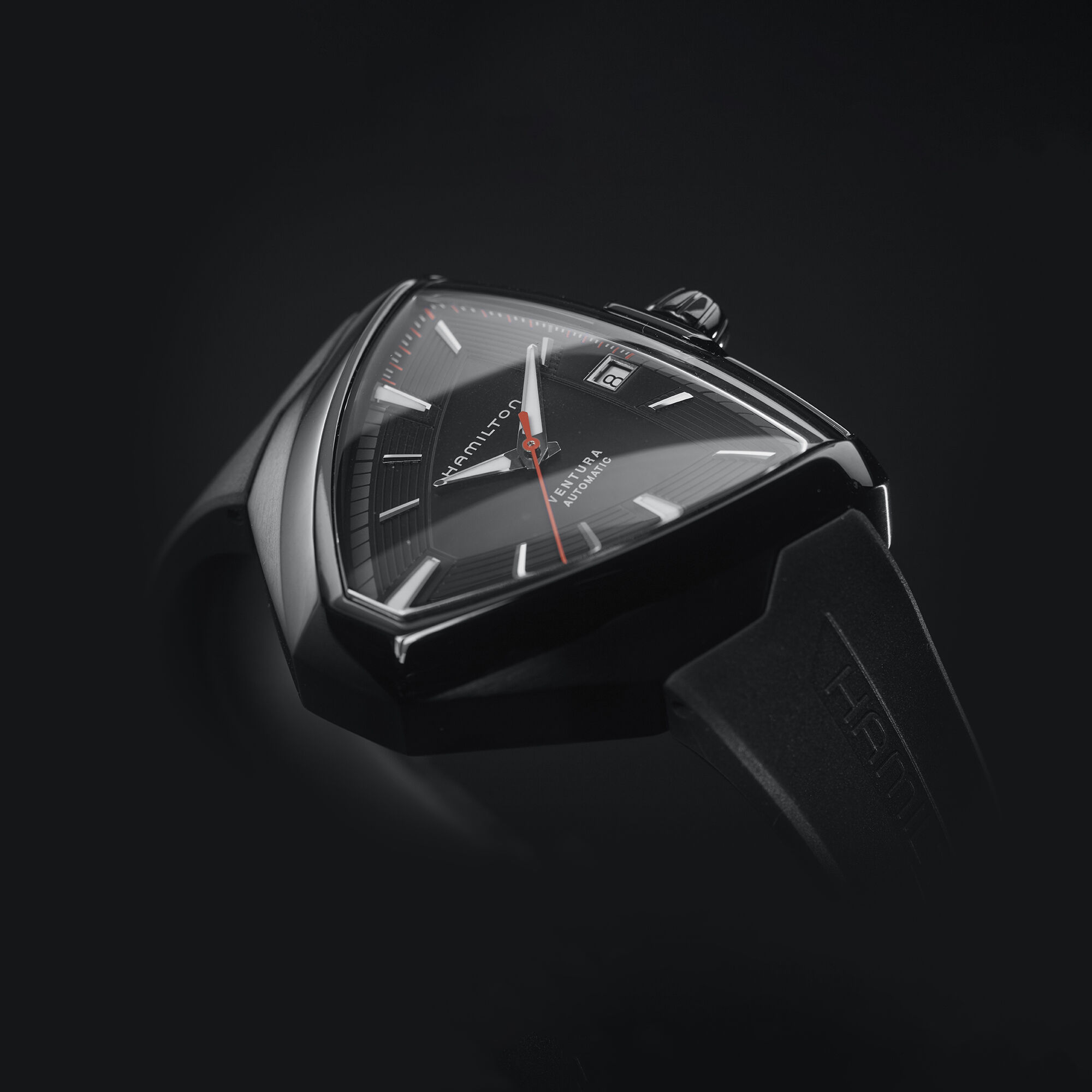 Hamilton Ventura Elvis80 Auto Black Dial Watch, 42mm x 45mm