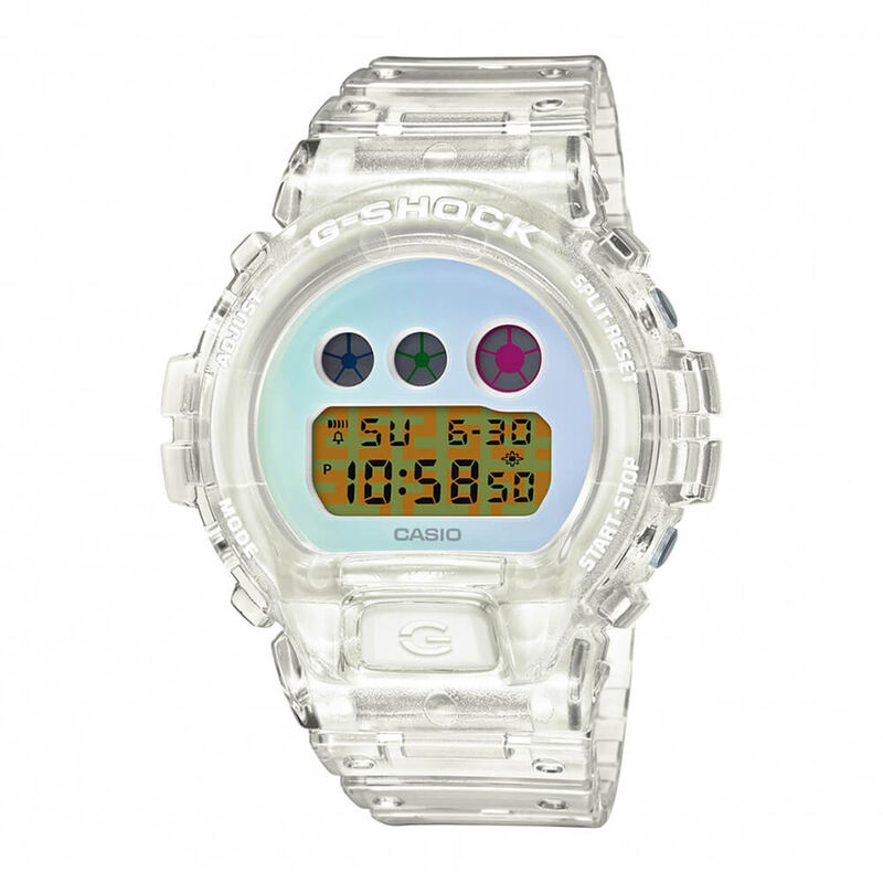G-Shock 25th Anniversary Transparent White Watch, 53.2mm image number 0