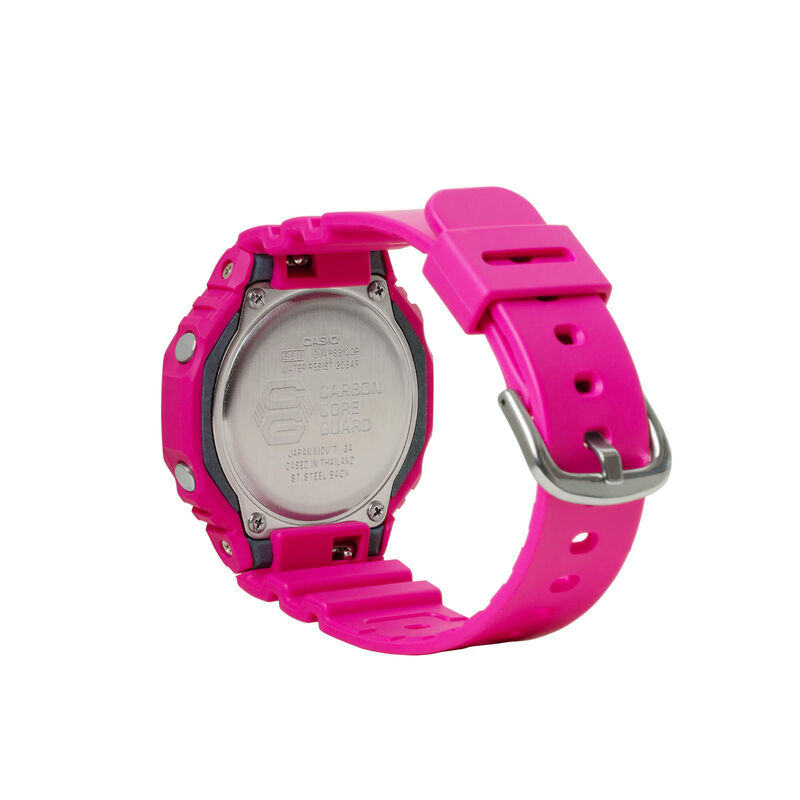 G-Shock Pink Ribbon Watch Pink Dial Pink Resin Strap, 46.2mm image number 1