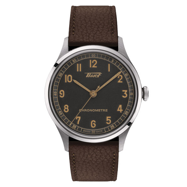 Tissot Heritage 1938 Automatic COSC Anthracite Dial Watch, 39 mm