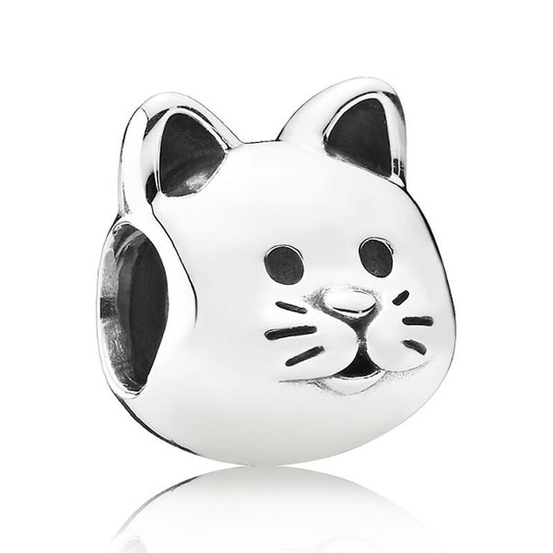 Pandora Curious Cat Charm image number 1