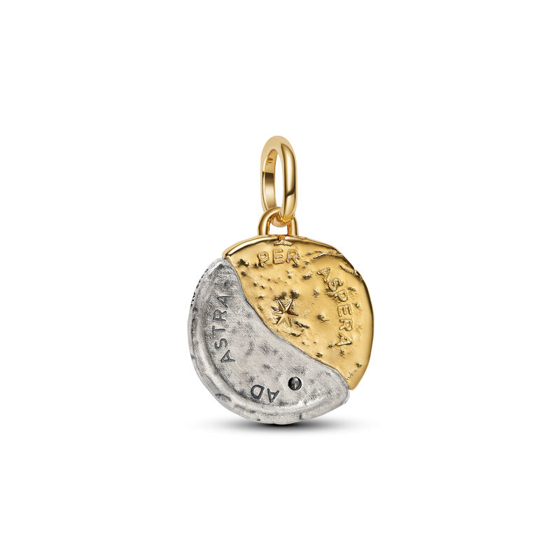 Pandora Sun and Moon Medallion Charm image number 1