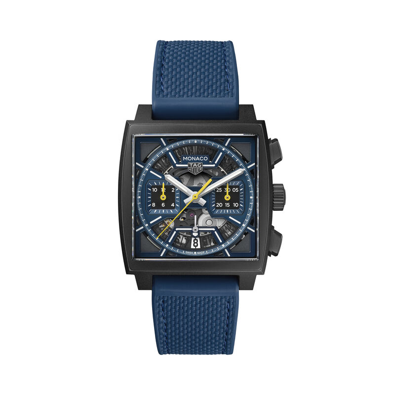 TAG Heuer Monaco Chronograph Two Tone Dial Watch, 39mm image number 0