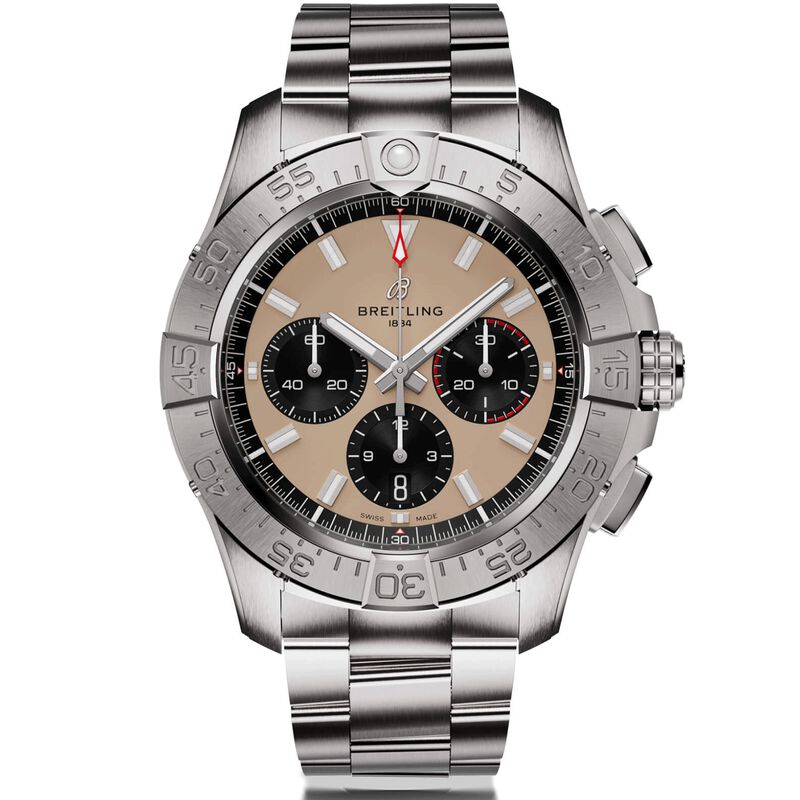 Breitling Classic AVI Super AVI B04 Chronograph GMT Mosquito Beige Dial Watch, 46mm image number 0