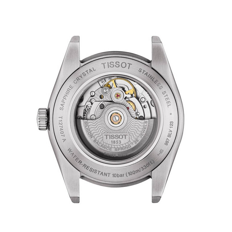 Tissot Gentleman Powermatic 80 Silicium Silver Dial Watch, 40mm image number 3