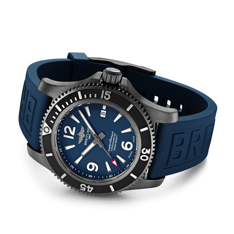 Breitling Superocean Automatic 46 Blue Black Steel Watch, 46mm image number 1