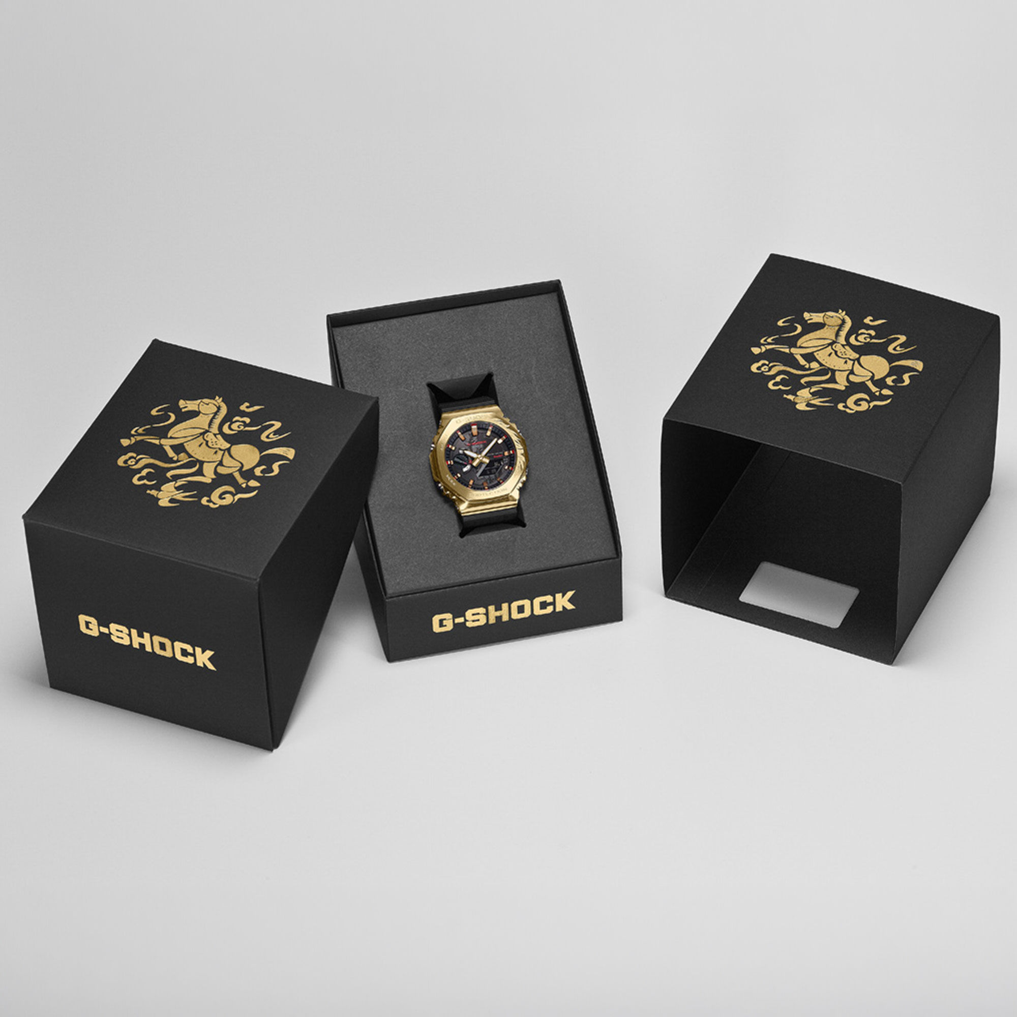 G-Shock G-Steel 2100 Series Black Dial Watch, 44.4mm