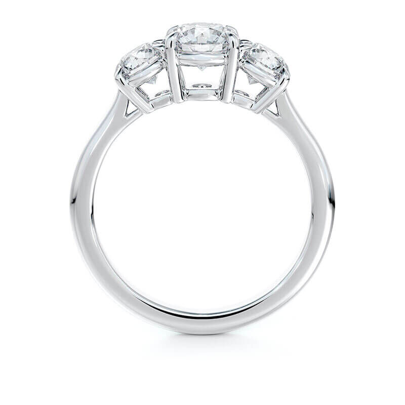 De Beers Forevermark Journey™ 3-Stone Diamond Ring 18K image number 3