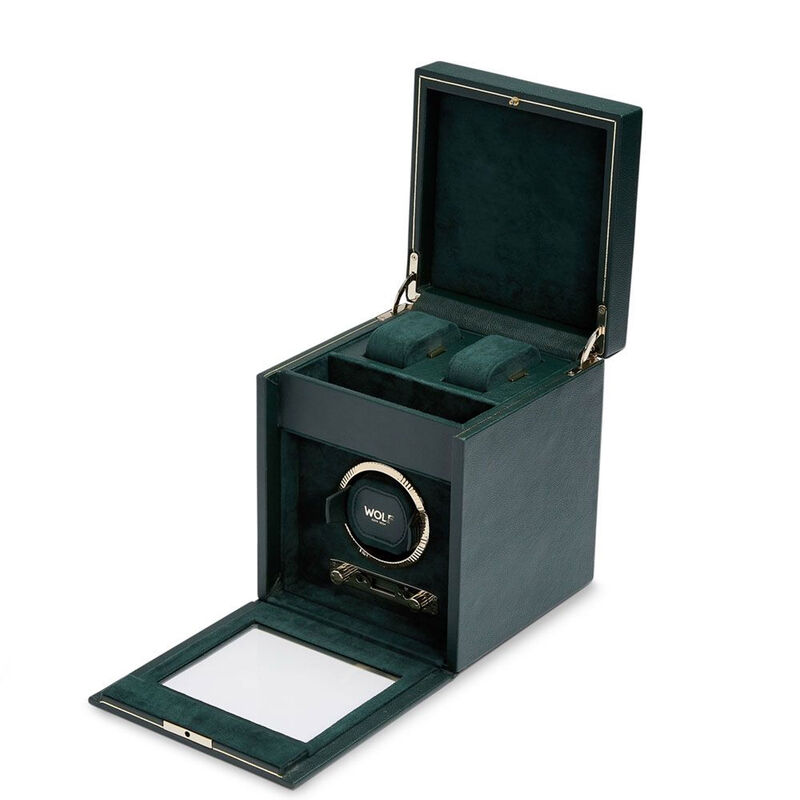 WOLF British Racing Single Watch Winder With Storage image number 0