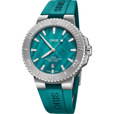 Oris Aquis New York Harbor Limited Edition II Aqua Green Dial Watch, 43.5mm