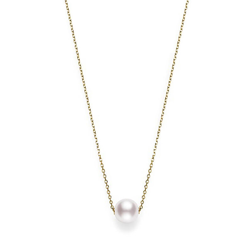 Mikimoto Akoya Cultured Pearl Necklace 8mm, A+, 18K image number 1