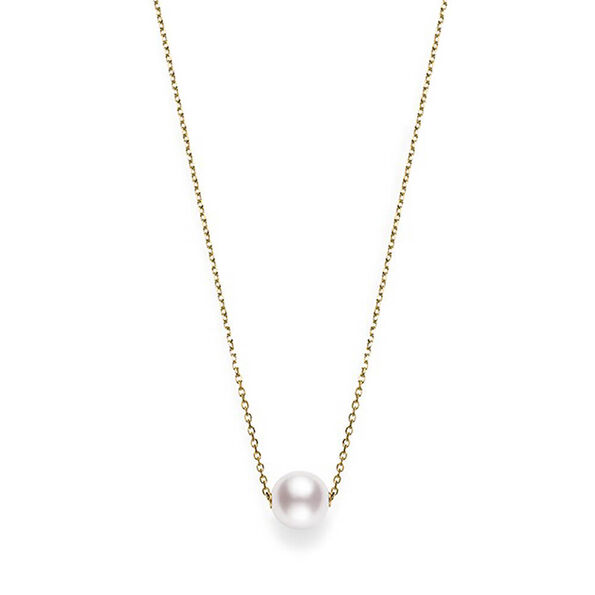 Mikimoto Akoya Cultured Pearl Necklace 8mm, A+, 18K