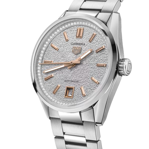 TAG Heuer Carrera Date Silver Dial, 36mm