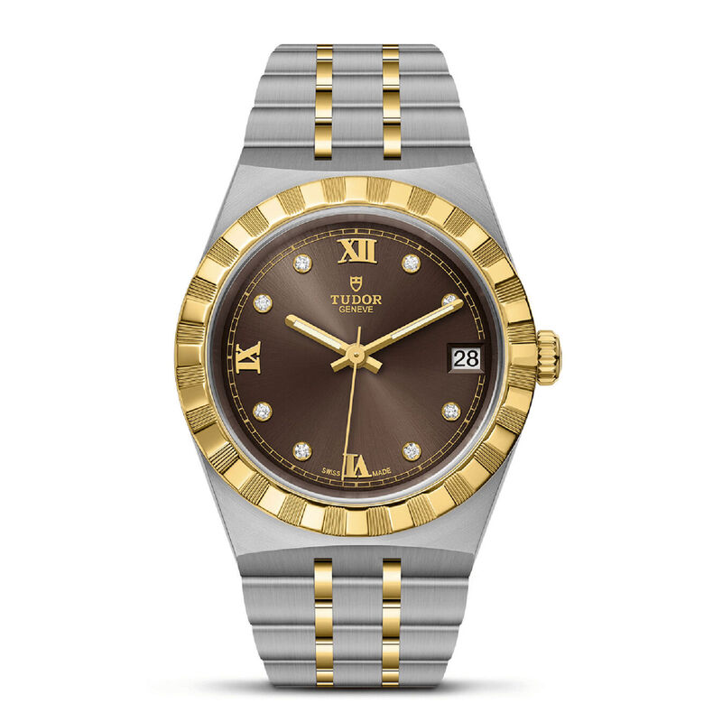 TUDOR Royal Brown Dial Watch, 34mm image number 0