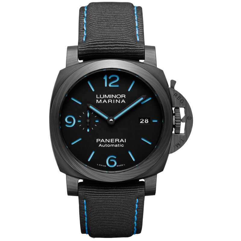 Pre-Owned Panerai Luminor Marina Carbotech&trade; Black Dial Watch, 44mm image number 0