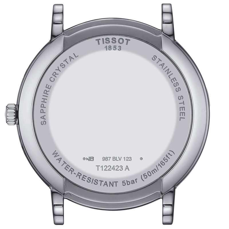 Tissot Carson Premium Gent Moonphase Silver Steel Watch, 40mm image number 2