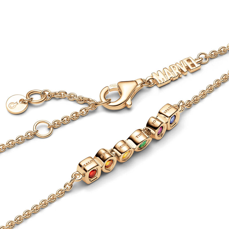 Pandora Marvel The Avengers Infinity Stones Chain Bracelet image number 1
