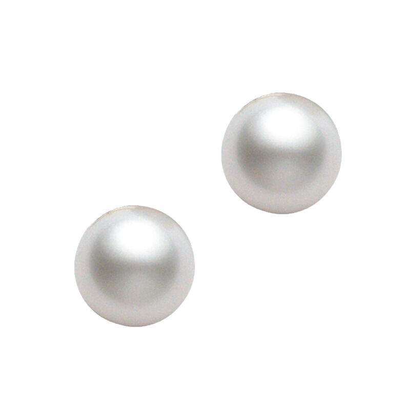 Mikimoto Akoya Cultured Pearl Earrings 5mm, A, 18K image number 1