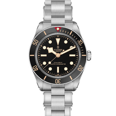 TUDOR Black Bay Black Dial Watch, 39mm